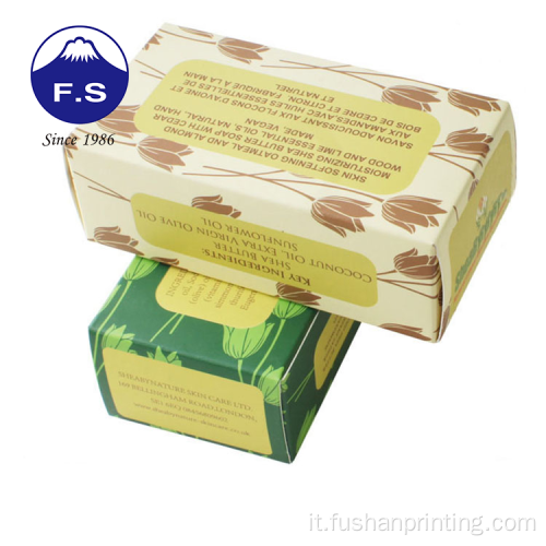 Packaging di cosmetici per finestra in PVC personalizzata riciclabile